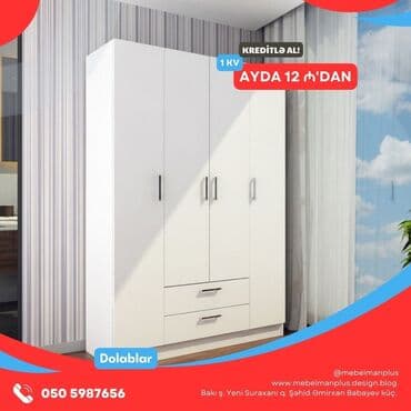 metbex şkafı: Modern dolablar KREDİTLƏ Dolabları indi kreditlə əldə, edə — 10