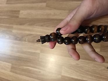 Чётки: Material: Təmiz Kuka ağacı (İstifadə olunduqca qaralan və parlayan — 4