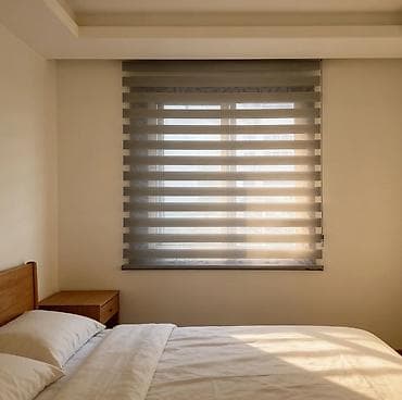 ucuz zebra perde: Zebra jalüz pərdələr - İkiqat qatlı zebra sistemi: şəffaf və sıx — 9