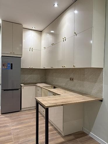 deniz ucun stol stul: Mətbəx mebeli dəsti – klassik və funksional dizayn - Layout: L — 4