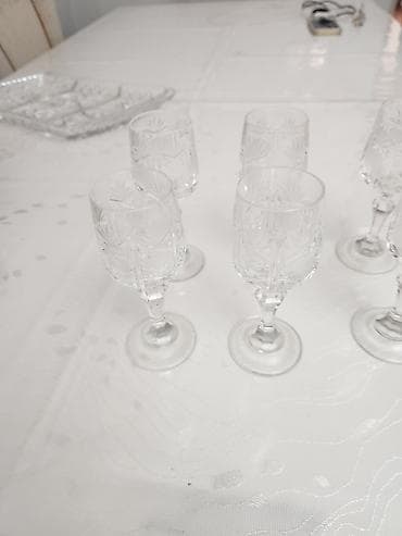 Rümkalar, rəng - Ağ, Şüşə, 6 ədədli dəst — 2