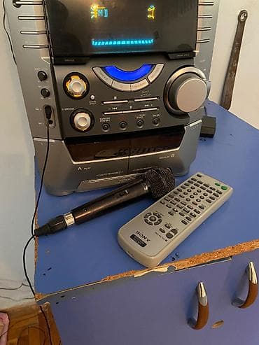 kasa aparati: Sony MHC-VX77 mini hi-fi musiqi sistemi - Komplekt: əsas blok, 2 iri — 5