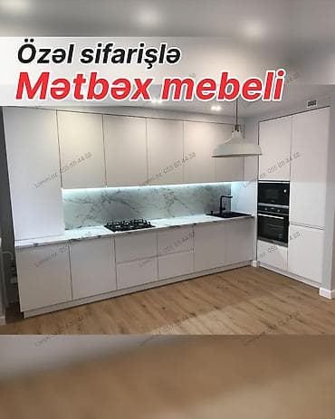 2020 kuxna mebelleri: Sifarişlə mətbəx dəsti, Sadə laminat — 1