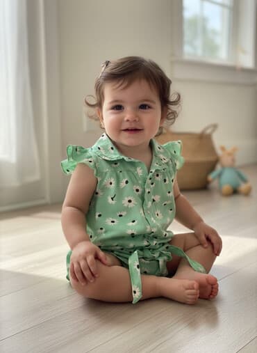 köynek modelleri: Bodi, Qız üçün, 3 - 4 yaş — 1