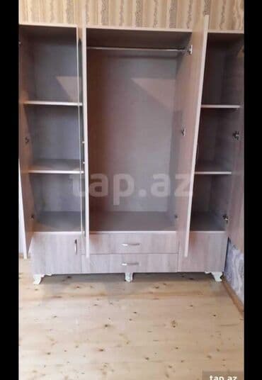 4 qapili dolab: Yeni, Açılan, 4 qapılı Düz dolab, Dolab-asılqan, Türkiyə — 17