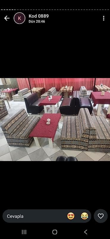 210: Kafe ve restoran ucun. 10 dest 1.20.lik divan desti. Hec bir problemi — 3