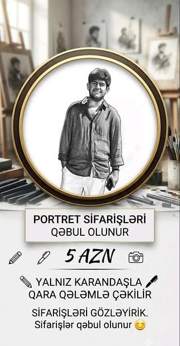 note 8 ikinci el: Rəsm əsərləri, portretlər — 1
