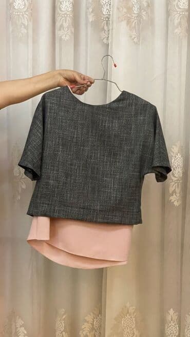 Boz Şalvar + Kofta Dəsti Vəziyyət: Cəmi 1 dəfə geyinilib Ölçü: 38