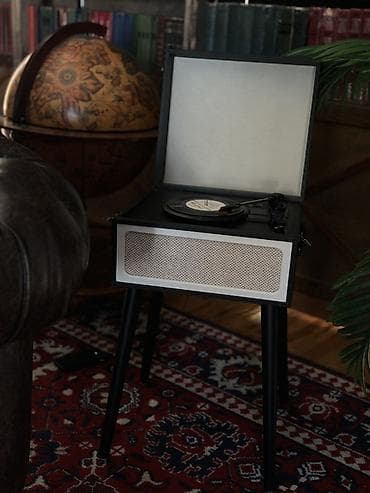 maqintafon kalonka satisi: Vinil patefonlar –masaüstü modellər Məhsul təsviri: - Retro üslublu — 3