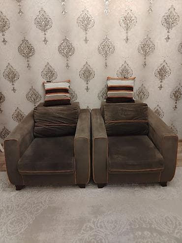 kreditle divan satisi: İşlənmiş, Kreslo, Vеlur parça — 1