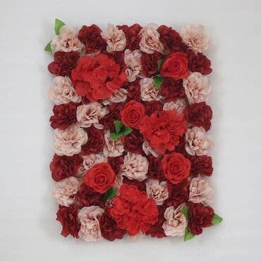 lalələr lalə gülü şəkilləri: Dekorativ süni gül paneli – kvadrat modul - Dizayn: sıx çiçək — 20