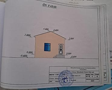 gencede ev: 2 otaqlı, 62 kv. m, Kredit yoxdur, Orta təmir — 9
