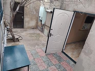 kireditle heyet evleri: 1 otaqlı həyət evi - Plan: girişdə kiçik həyət və meydança, otaq — 1