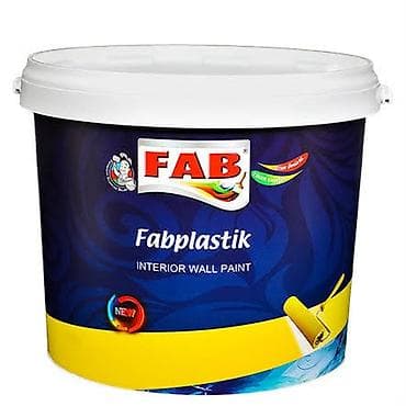 FAB Fabplastik – daxili divar boyası - Növ: Su əsaslı plastik boya lalafo.az -da FAB Fabplastik – daxili divar boyası - Növ: Su əsaslı plastik boya