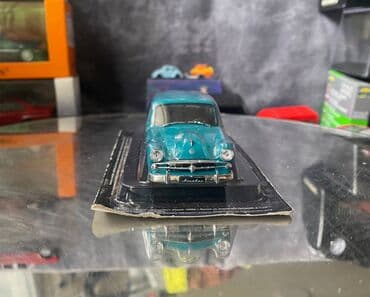 metbex tavan modelleri: Коллекционная модель Moskvich 402 blue green 1956 DeAgostini Scale — 4