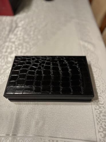 Zərgərlik əşyaları: Pulqabı, Təbii dəri, Yeni — 5