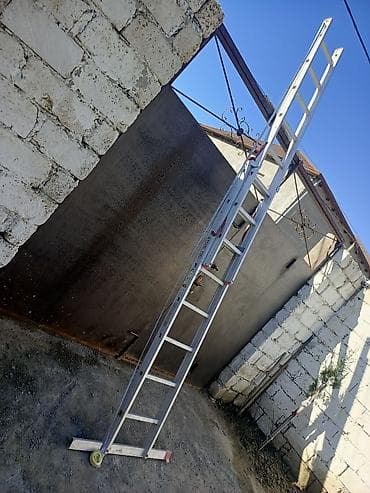 nerdivan: Alüminium teleskopik uzanan nərdivan - Material: yüngül və möhkəm — 1