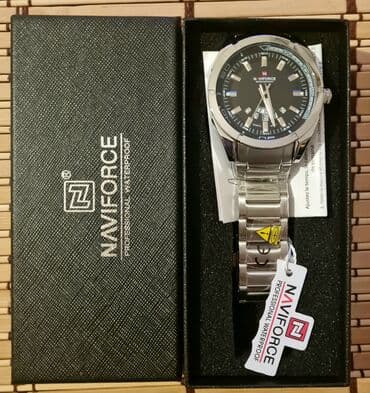 Сумки: Новый, Наручные часы, NaviForce, цвет - Черный — 3