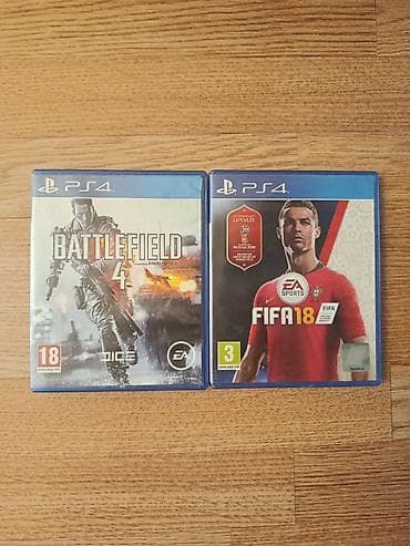 Ps4 oyun diskleri Battlefield 4 - 25 AZN FIFA 18 - 15 AZN Yaxşı