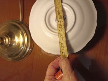 kahla made in gdr: Çay dəsti, rəng - Göy, Farfor, Reichenbach, 1 nəfərlik, Almaniya — 15