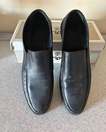 Botinkalar: Tripy kişi mokasinləri - Model: Tripy slip-on mokasin - Rəng: qara - — 2