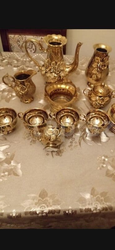 женьшень капсулы для набора веса: Çay dəsti, rəng - Qızılı — 2