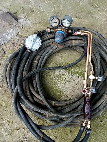 armatur 16: Oksiqen-propan qaynaq/kəsim dəsti Komplekt: - Qaz qarışdırıcılı — 2