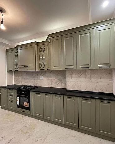 Otaq bitkiləri: Sifarişlə mətbəx dəsti, Özü çəkən petlələr, MDF, Kredit yoxdur, Pulsuz çatdırılma — 2