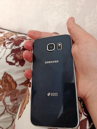 Samsung Galaxy S6, rəng - Mavi, İki sim kartlı
