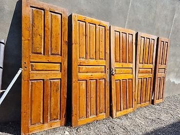 sehf qapi: Taxta qapılar dəsti - Material: tam ağac (şam ağacına bənzər — 2