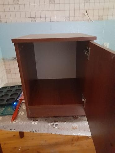 kuxna şkafı: Taxta asma dolab — 2