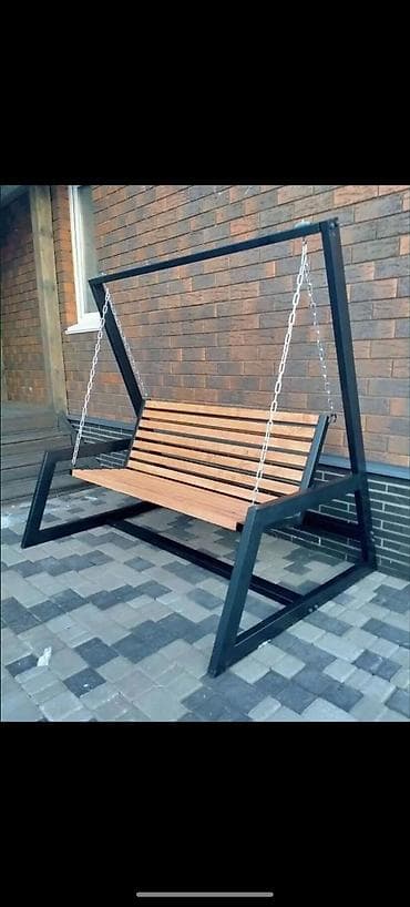 kilim mebel stol stul: Новый, Скамья-качели, С зонтиком, Металл — 3