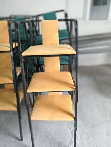 stul restoran: Mətbəx üçün, Yeni, Qatlanmayan, rəng - Göy Stul — 3