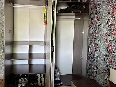 sfaner: İşlənmiş, 4 qapılı, Güzgülü, Qəhvəyi, Taxta, Kupe, Düz dolab — 2