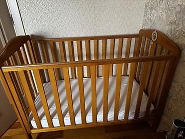 bewik: Oğlan və qız üçün, Dördbucaq, Beşik, Matras ilə, Yellənmə mexanizmsiz — 2