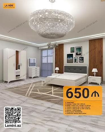 dosek matras satisi: İkinəfərlik çarpayı, 2 tumba — 1