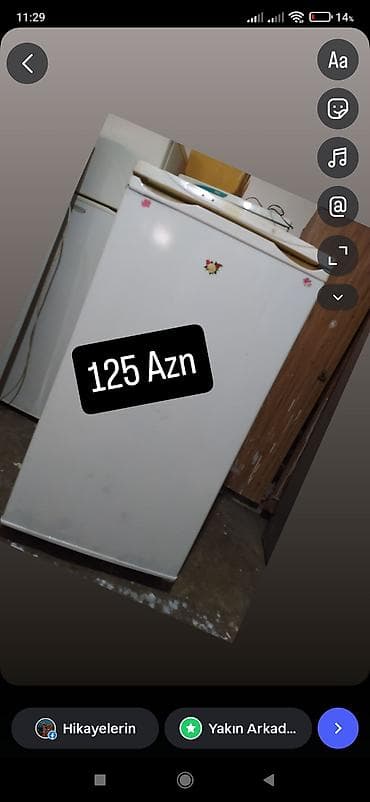 iphone satisi: 2 qapılı Indesit Soyuducu Satılır, rəng - Ağ — 1