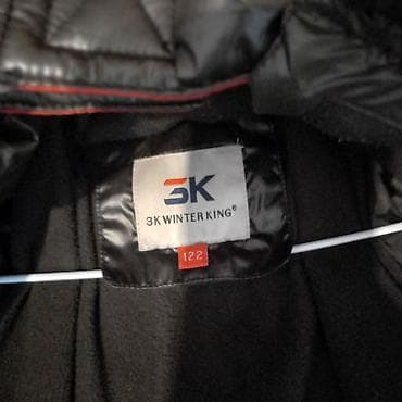 Детская одежда и обувь: Uşaq üçün qışlık şişmə kurtka - Rəng: qara, iç hissədə qalın — 9