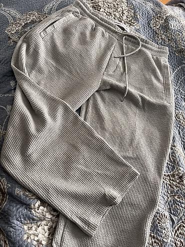 Şalvar, Bershka, L, XL, rəng - Boz