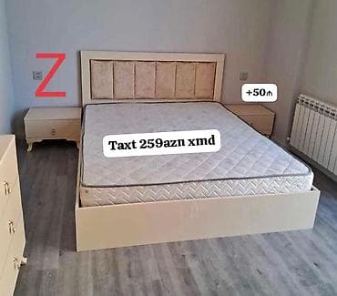 taxt altı: İkinəfərlik çarpayı, 2 tumba, Yeni — 1