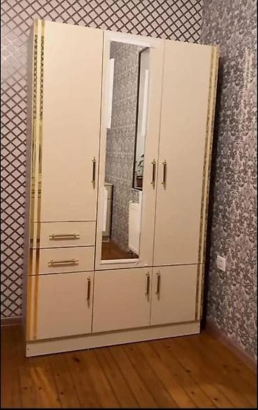 skaf: Güzgülü paltar şkafı – çoxfunksiyalı model - 3 qapılı dizayn — 2