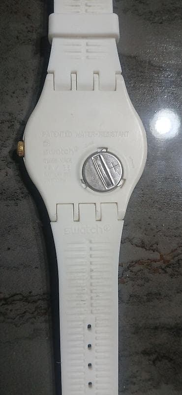 cutluk saatlari: Qol saatı, Swatch, rəng - Ağ — 4