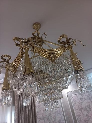 lyüstr: Çılçıraq, 10 və daha çox lampa, Metal — 1