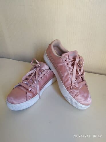 puma trinomic qadın krossovkaları: Puma, Ölçü: 40, rəng - Çəhrayı, İşlənmiş — 6