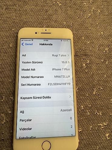 2 ci el iphone 7 plus: IPhone 7 Plus, 128 GB, Rose Gold, Barmaq izi — 5