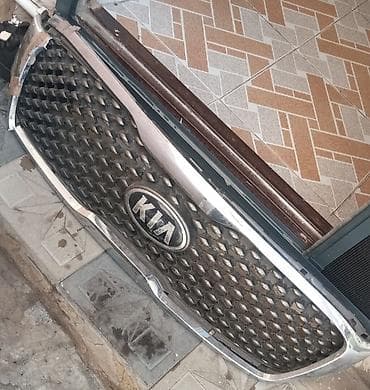 kia diffuser: KIA markalı avtomobil üçün ön radiator barmaqlığı və yan güzgülər — 1