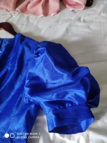 детские платья с длинным рукавом: Цвет 2024 года! вечернее из Германии на подкладке с красивым блеском с — 8