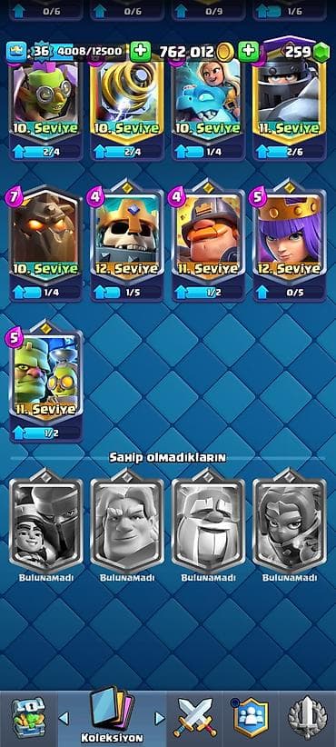 boks kiseleri: Clash Royale hesabı – yüksək səviyyəli və inkişaf üçün zəngin — 10