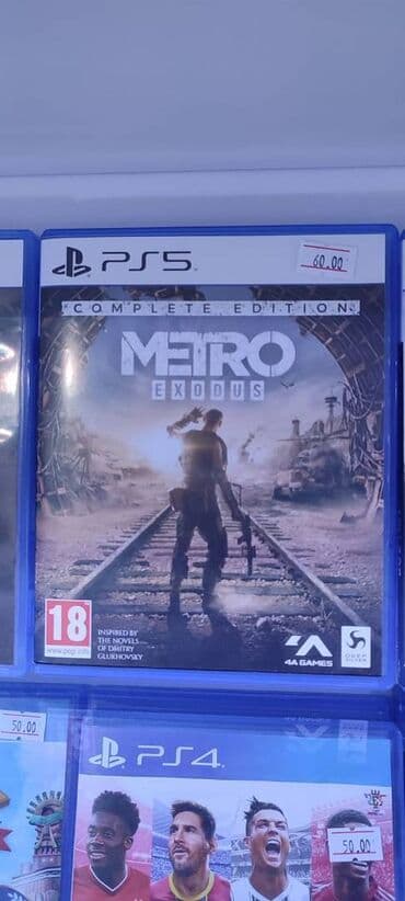 playstation mağaza: Metro exodus Oyun diski, az işlənib. 🎮Playstation 3-4-5 original oyun — 1