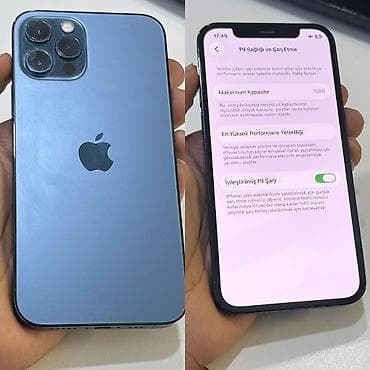 z fold 1: IPhone 12 Pro, 256 GB, Pacific Blue, Barmaq izi, Simsiz şarj, Face ID — 1